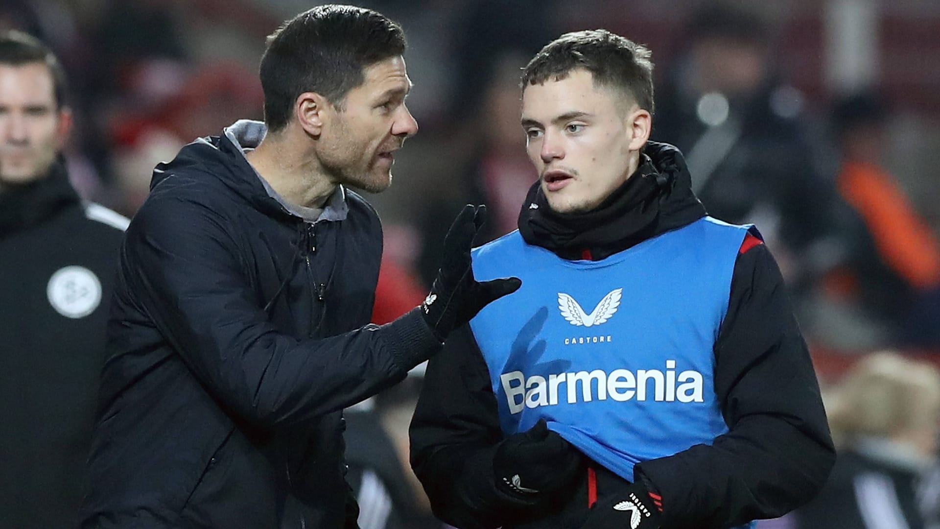 Leverkusen-Trainer Alonso (li.) und Wirtz: Erfolgsgaranten der Werkself.