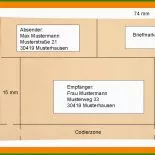 Brief A4 Beschriften Muster