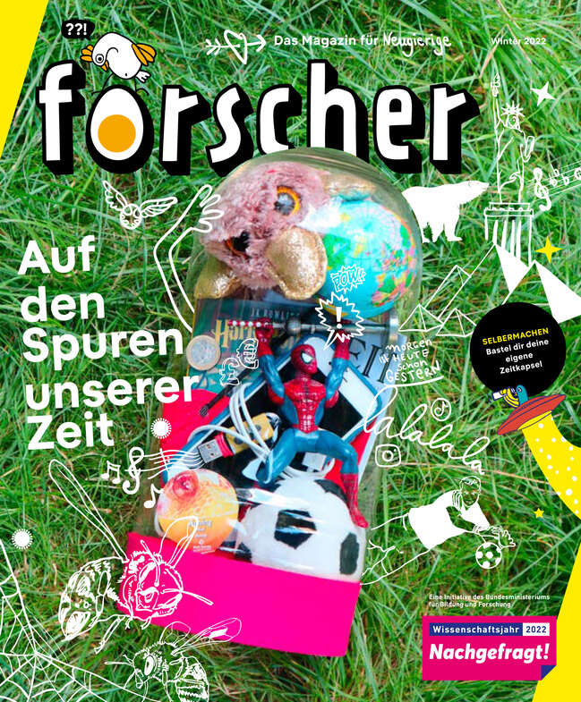 Titelbild der Publikation "forscher - Das Magazin für Neugierige"