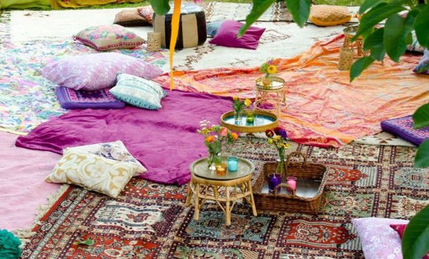 Dekoideen für deinen Garten im sommerlichen Boho Look