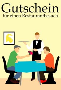 Gutscheinvorlage Restaurant 1a