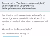 Kreisumfang und Kreisfläche