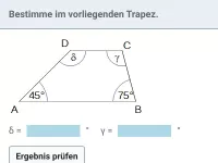 Geometrie - Winkelsumme im Dreieck, Viereck usw.