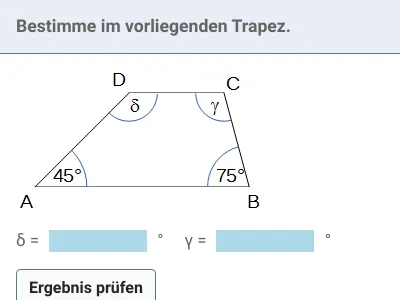 Geometrie - Winkelsumme im Dreieck, Viereck usw.