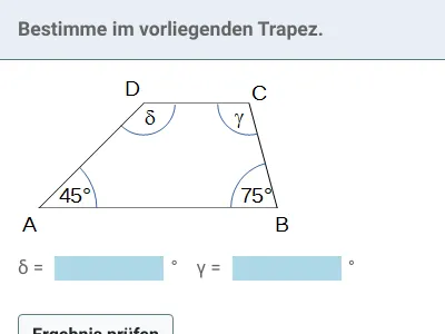 Geometrie - Winkelsumme im Dreieck, Viereck usw.