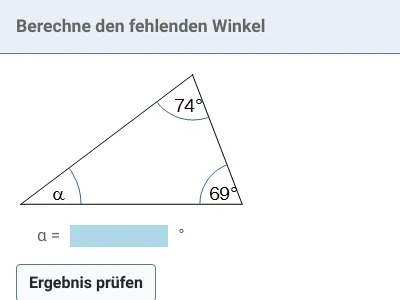 Geometrie - Winkelsumme im Dreieck, Viereck usw.