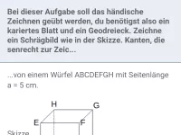 Geometrie - Netz und Schrägbild