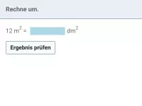 Flächeninhalt - Einheiten