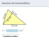 Flächeninhalt - Parallelogramm, Dreieck und Trapez