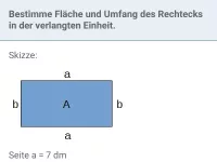 Flächeninhalt - Rechteck