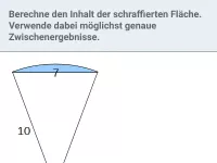 Kreissektor und Kreissegment