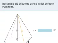 Raumgeometrie - Pyramide