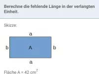 Flächeninhalt - Rechteck