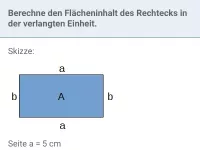 Flächeninhalt - Rechteck