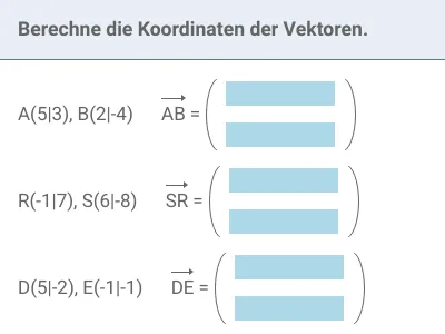 Vektoren (zweidimensional)