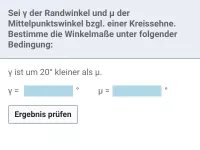 Geometrische Orte - Randwinkelsatz