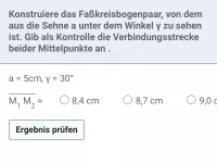 Geometrische Orte - Randwinkelsatz