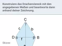 Konstruktion mit Zirkel und Lineal - Vierecke