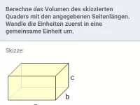 Volumen von Quader und Prisma