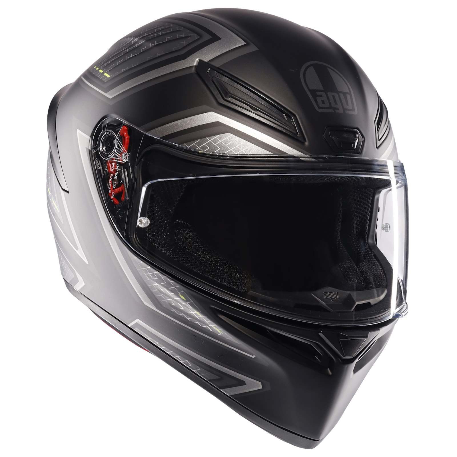 AGV Motorradhelm AGV K1 S Integralhelm Sling matt schwarz/grau S