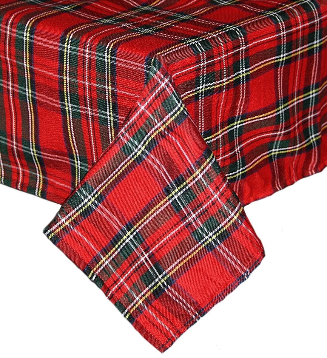 texpot Tischdecke Schottenkaro Tischläufer Tartan Weihnachten Karo (1-tlg)