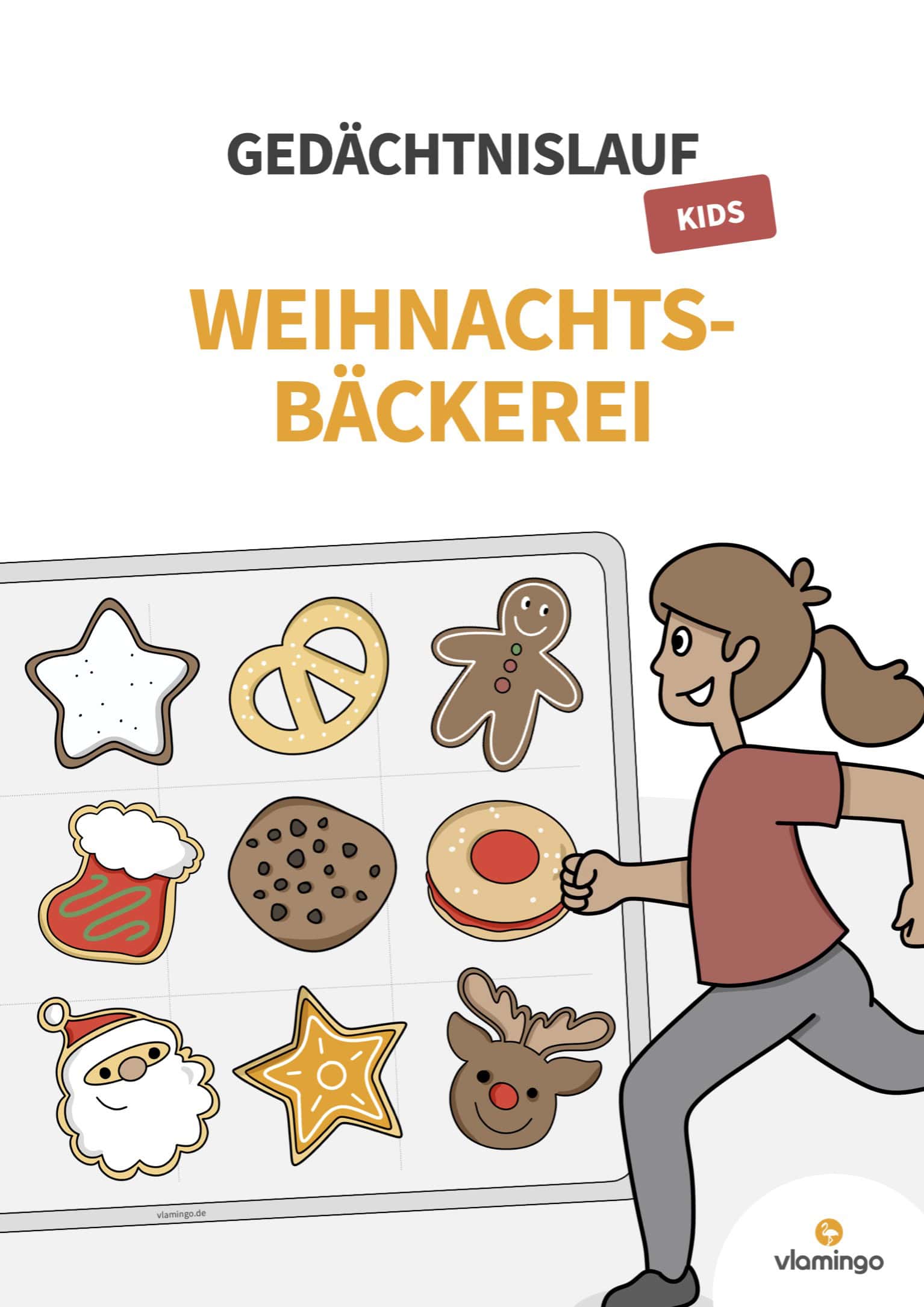 Gedächtnislauf für Kids - In der Weihnachtsbäckerei