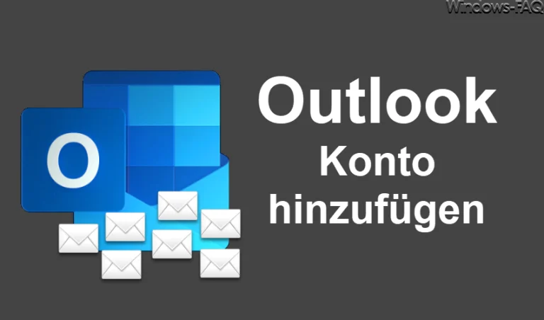 Outlook Konto hinzufügen