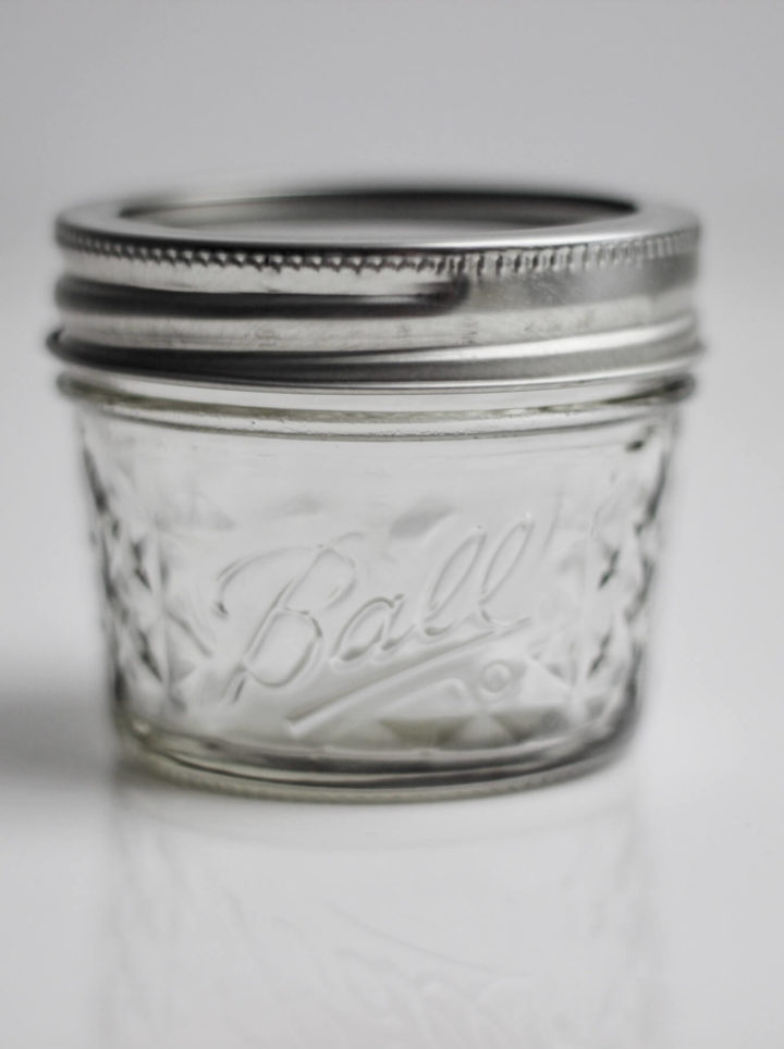 Quilted Mason Jar 4oz Ball Mason