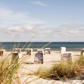 Ostsee Strand Strandkorb