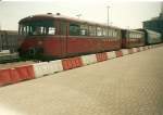 Eine Sonderfahrt nach Mukran unternahm dieser Uerdinger Schienenbus.