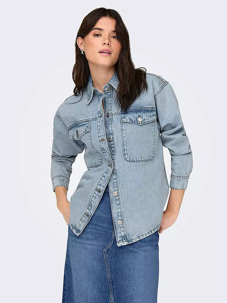 ONLY | Jeansbluse ONLMERCURY | hellblau