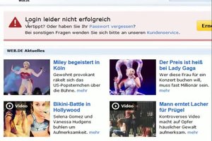 Web.de: Login-Probleme - das können Sie tun