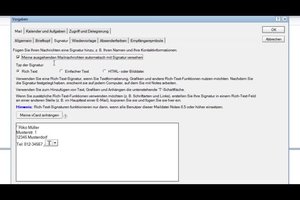Eine Signatur für Lotus Notes erstellen - so geht's