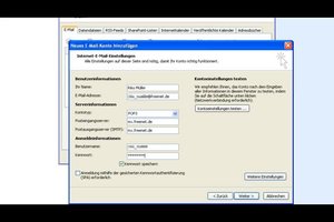 Outlook 2007 - Einrichten der Freenet-Adresse