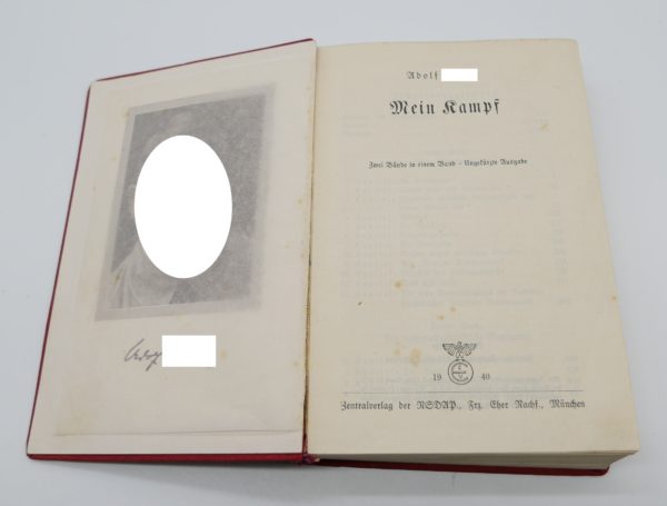 Buch - Mein Kampf - Rote Tornisterausgabe von 1940 – Bild 4