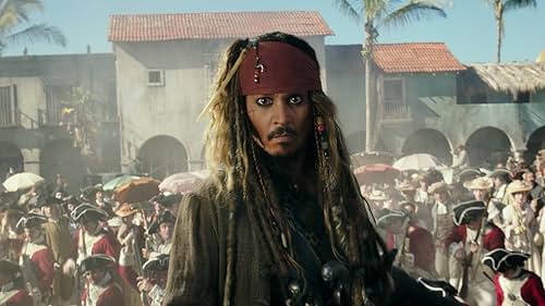 Johnny Depp in Pirates of the Caribbean: Salazars Rache (2017)