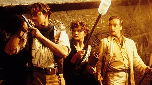 Brendan Fraser, John Hannah, and Rachel Weisz in Die Mumie (1999)