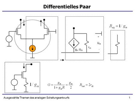 Differentielles Paar UIN rds gm UIN