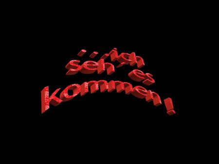 ...ich seh´es kommen !.