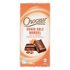 CHOCEUR Schokolade, Honig-Salz-Mandel