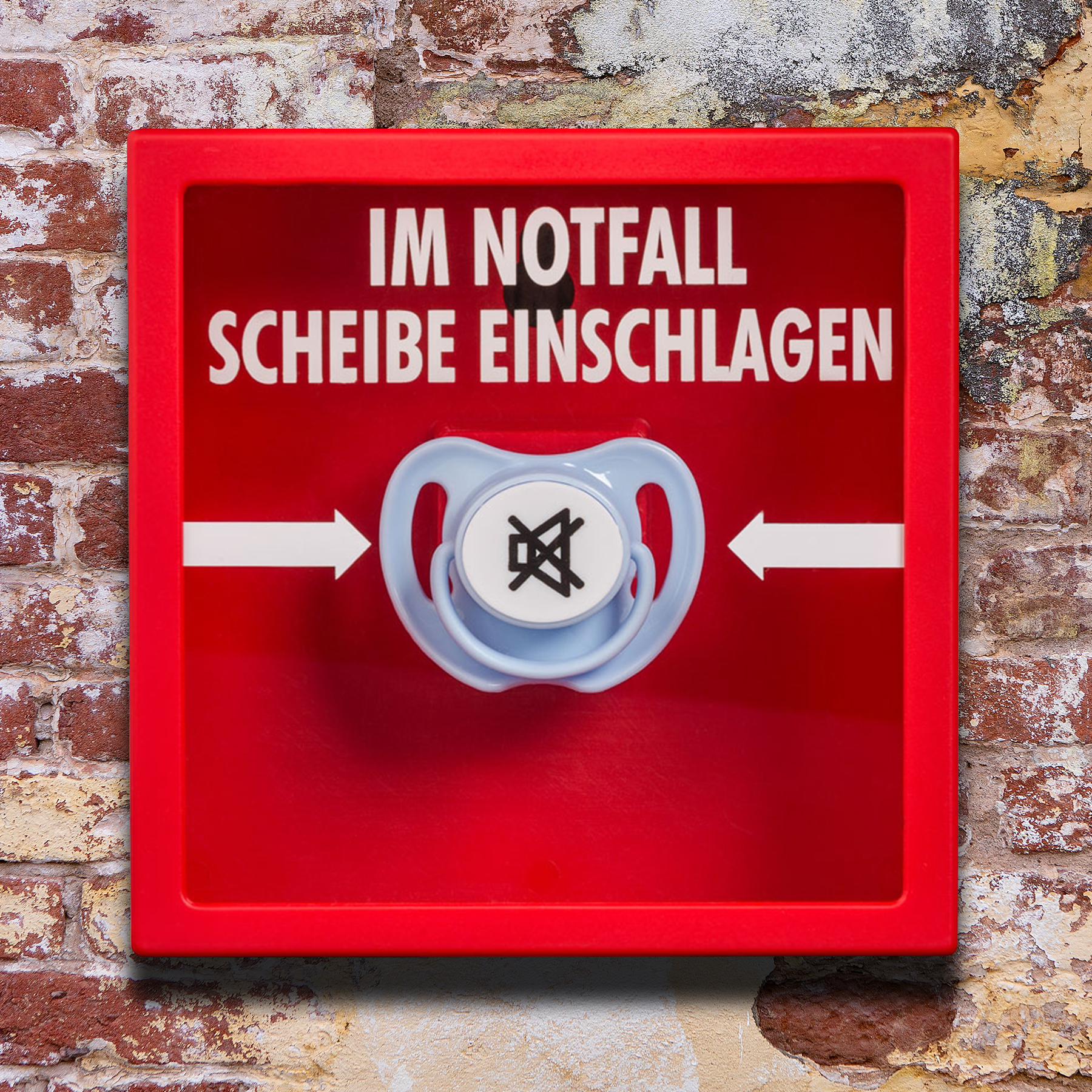 Schnuller im Notfall Kasten 3881