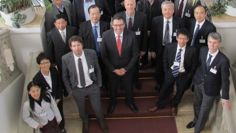 Aufmacherbild Christian Drosten Oktober 2015 Sino-German Symposium on Infectious Diseases