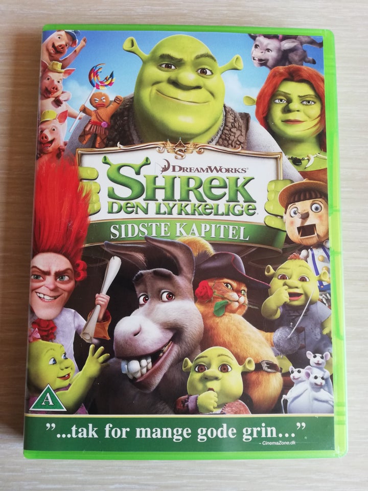 SHREK 4, DVD, familiefilm