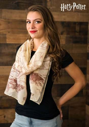 Womens Harry Potter Marauders Map Scarf