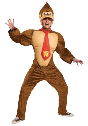 Plus Size Adult Deluxe Donkey Kong Costume