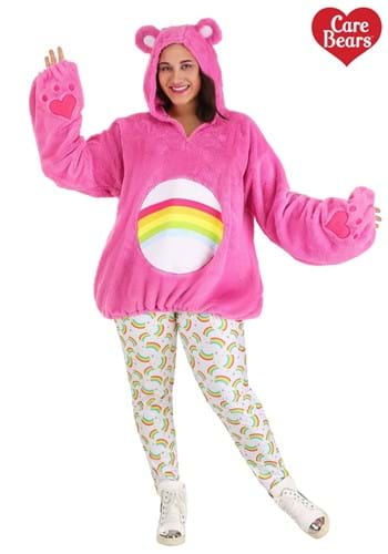 Care Bears Deluxe Cheer Bear Plus Size Hoodie Costume