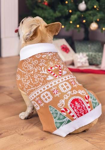 Gingerbread Dog Sweater