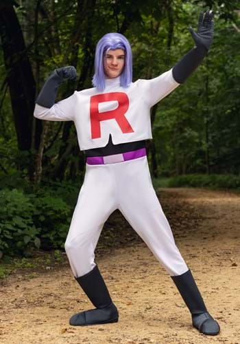 Adult Deluxe Team Rocket James Costume