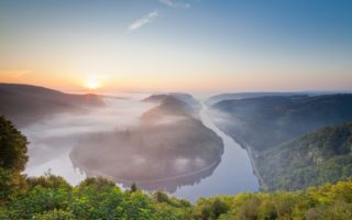 De Saarschleife is een van de meest fotogenieke plekken in het Saarland