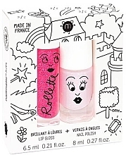 Instellen Nailmatic Kids Set Fairytales (lip/glans/6,5 ml + nagel/lak/8 ml)